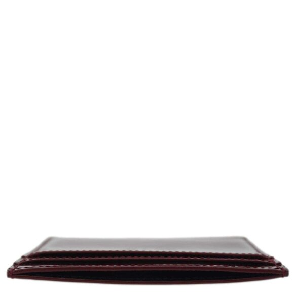 Yves Saint Laurent  Cassandra Leather Card Holder Burgundy - Picture 4 of 12